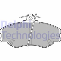 LP1599 DELPHI Комплект гальмівних колодок дисковий гальм