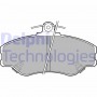 LP1599 DELPHI Комплект гальмівних колодок дисковий гальм