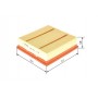 F 026 400 498 BOSCH Повітряний фільтр
