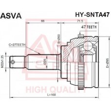 HY-SNTA47 ASVA Шарнирный комплект, Привідний вал