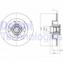 BG9030RSC DELPHI Гальмівний диск