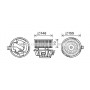 DN8384 AVA QUALITY COOLING Вентилятор салону