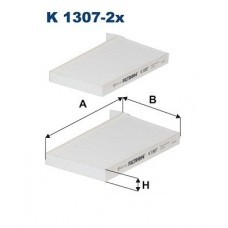 K 1307-2x FILTRON Фільтр повітря у внутрішньому просторі