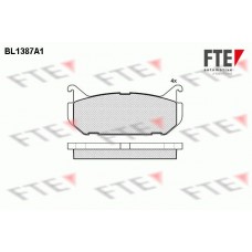 BL1387A1 FTE Комплект гальмівних колодок дисковий гальм