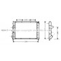 RTA2231 AVA QUALITY COOLING Радіатор охолодження двигуна