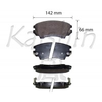 FK10206 KAISHIN Комплект гальмівних колодок дисковий гальм