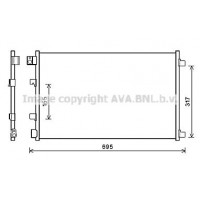 DNA5281 AVA QUALITY COOLING Конденсатор кондиціонера