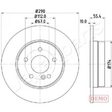 DP-0507C JAPANPARTS Гальмівний диск
