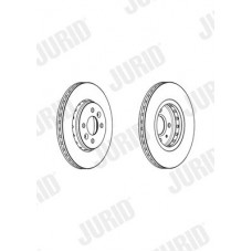 562959JC JURID Гальмівний диск