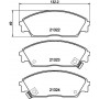 8DB 355 005-661 HELLA КомплеК т гальмівних колодок, дискове гальмо