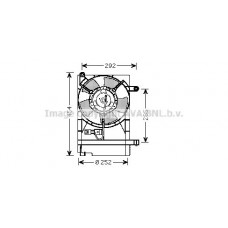 DW7512 AVA QUALITY COOLING Вентилятор охолодження двигуна