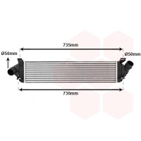 59004134 VAN WEZEL Интеркулер