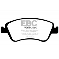 DP21948 EBC Brakes Комплект гальмівних колодок дисковий гальм