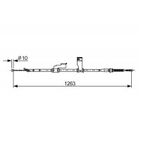1 987 482 617 BOSCH Тросик, cтояночный тормоз