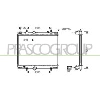 CI942R001 PRASCO Радіатор охолодження двигуна