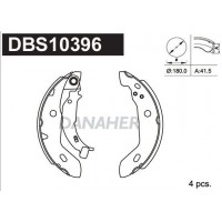 DBS10396 DANAHER Комплект гальмівних колодок