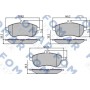 FO 848881 FOMAR Friction Комплект гальмівних колодок дисковий гальм