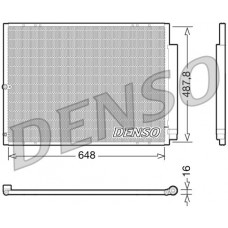 DCN51001 DENSO Конденсатор кондиціонера