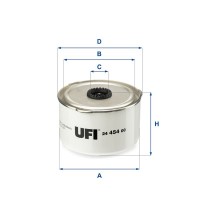 24.454.00 UFI Паливний фільтр