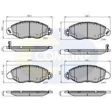 CBP31107 COMLINE Комплект гальмівних колодок дисковий гальм