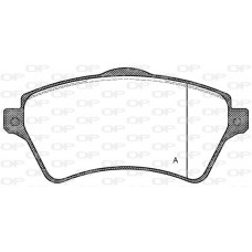 BPA0822.00 OPEN PARTS Комплект гальмівних колодок дисковий гальм