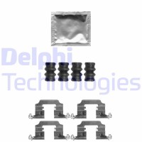 LX0650 DELPHI Комплектуючі колодки дискового гальма