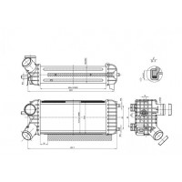 Интеркулер HART 621 262