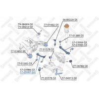57-03987-SX STELLOX Ричаг незалежної підвіски колеса, подвеска колеса