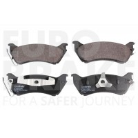 5502223343 EUROBRAKE Комплект гальмівних колодок дисковий гальм
