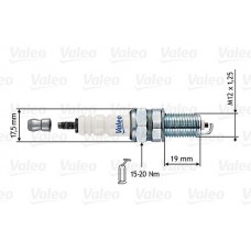 246879 VALEO Свічка запалювання