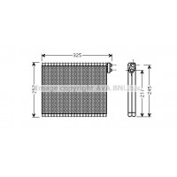 TOV484 AVA QUALITY COOLING Випарник кондиціонера