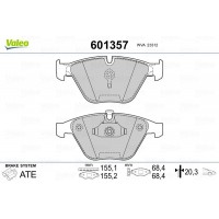 601357 VALEO Комплект гальмівних колодок дисковий гальм