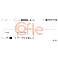 10.7531 COFLE Тросик, cтояночный тормоз