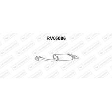 RV05086 VENEPORTE Глушник вихлопних газів кінцевий