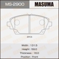MS-2900 MASUMA Комплект гальмівних колодок