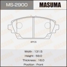 MS-2900 MASUMA Комплект гальмівних колодок