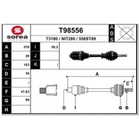 T98556 EAI Привідний вал