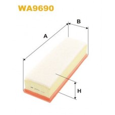WA9690 WIX FILTERS Повітряний фільтр