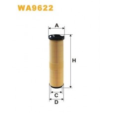 WA9622 WIX FILTERS Повітряний фільтр