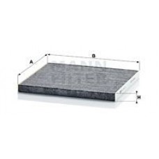 CUK 26 017 MANN-FILTER Фільтр повітря у внутрішньому просторі