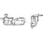 AE 62 000P MAHLE Випарник кондиціонера