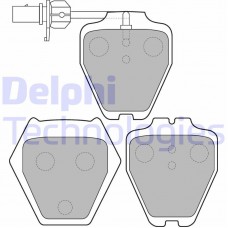 LP1703 DELPHI Комплект гальмівних колодок дисковий гальм