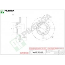 V455 PILENGA Гальмівний диск