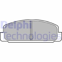 LP401 DELPHI Комплект гальмівних колодок дисковий гальм