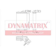 DR71156 DYNAMATRIX Теплообмінник обігрів салону