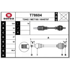 T78604 EAI Привідний вал