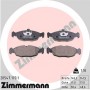 20547.170.1 ZIMMERMANN КомплеК т гальмівних колодок, дискове гальмо