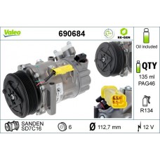 690684 VALEO Компресор кондиціонера