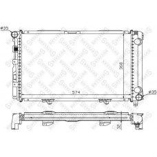 10-25294-SX STELLOX Радіатор охолодження двигуна