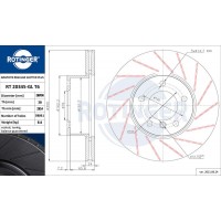 RT 20345-GL T6 ROTINGER Гальмівний диск